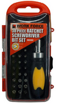 RATCHET SCREWDRIVER SET - 38 PIECE